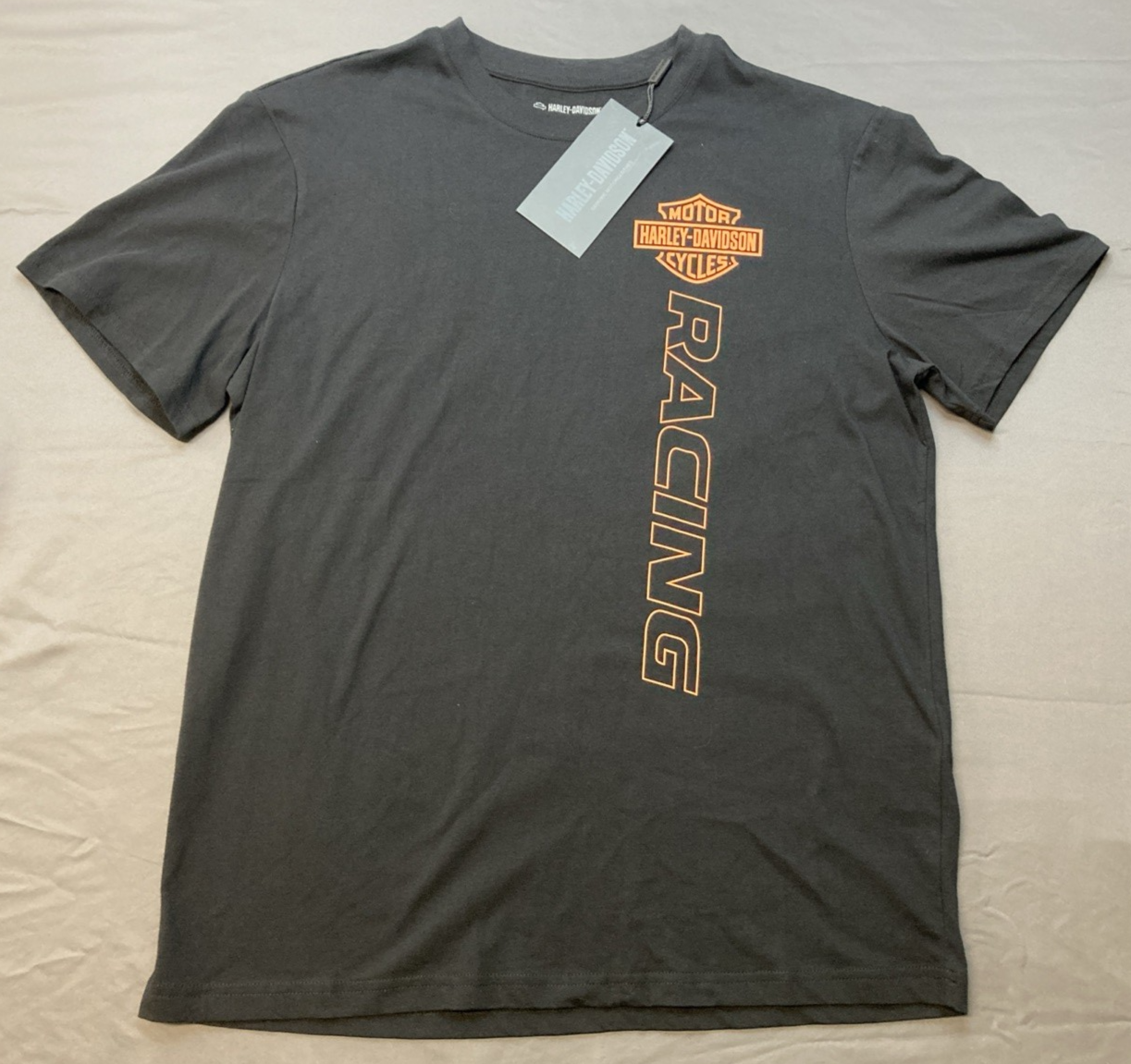 NEW GENUINE HARLEY DAVIDSON 96800-24VM MEN'S LG "Racing Tee" T-Shirt