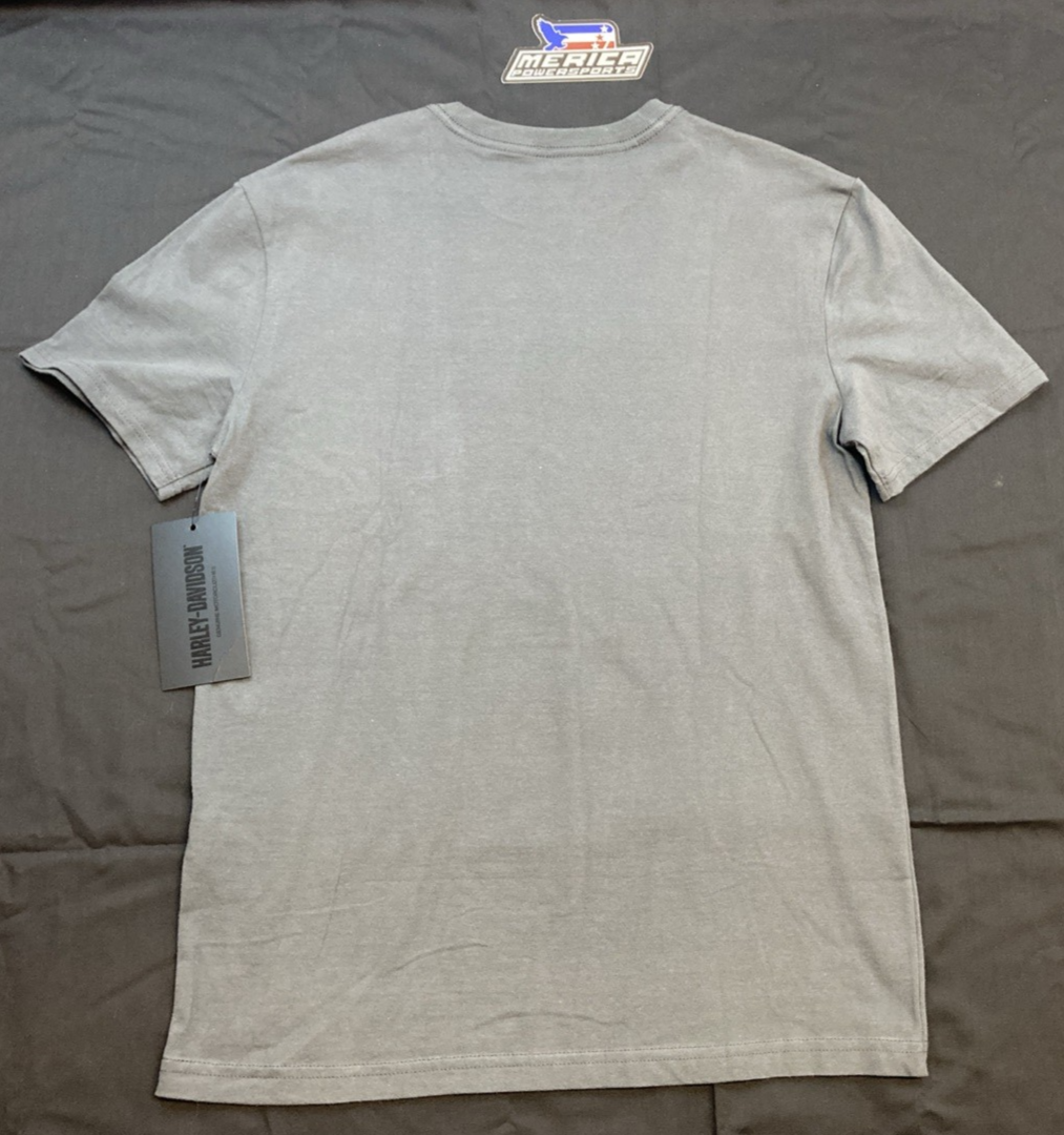 NEW GENUINE HARLEY DAVIDSON 96591-23VM MEN'S MD Flat Trekker Short Sleeve Tee