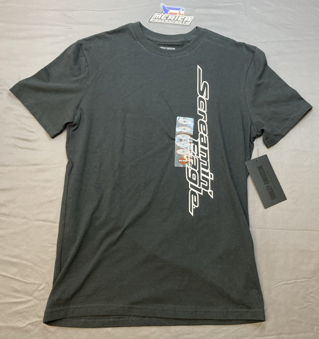 NEW GENUINE HARLEY DAVIDSON 97575-23VM MEN'S MD Screamin' Eagle Short Sleeve Tee