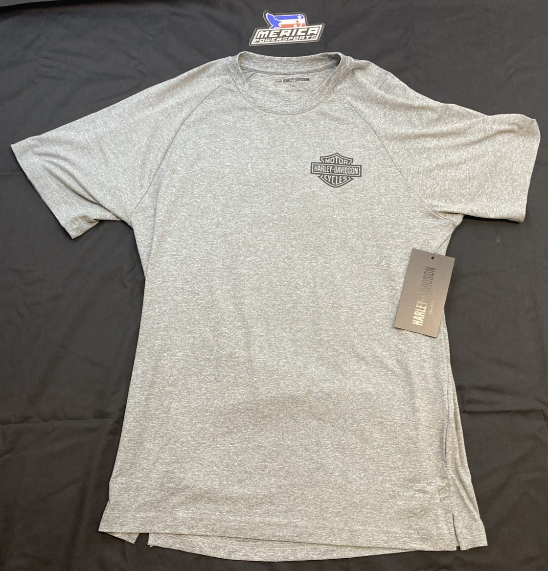 NEW GENUINE HARLEY DAVIDSON 99057-22VM MEN'S MD Performance B&S Short Sleeve Tee