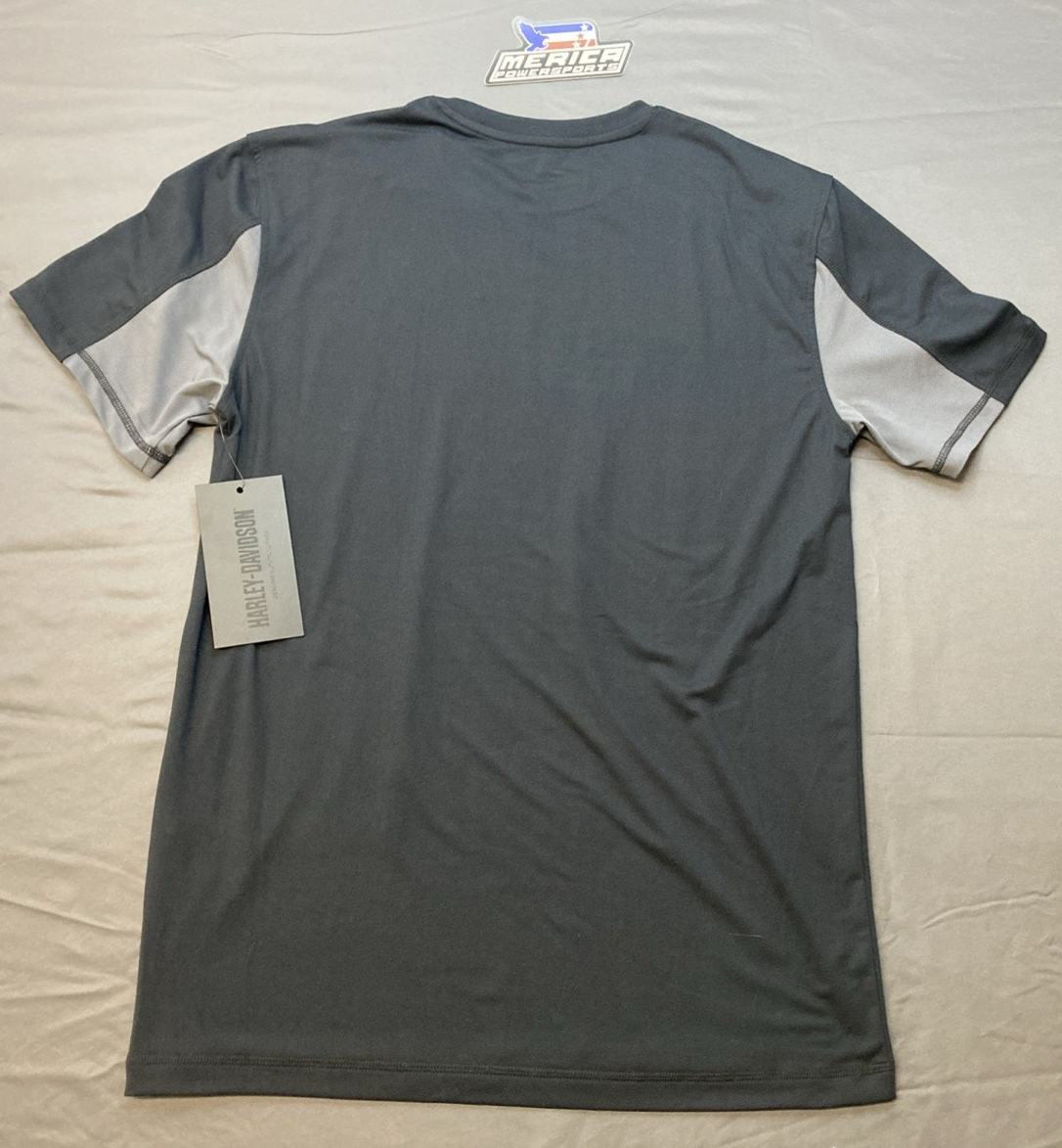 NEW GENUINE HARLEY DAVIDSON 96035-24VM MEN'S MD Factory Performance Tee