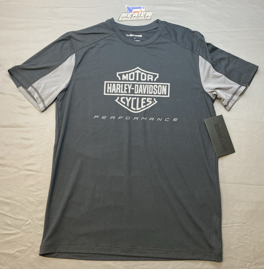 NEW GENUINE HARLEY DAVIDSON 96035-24VM MEN'S MD Factory Performance Tee