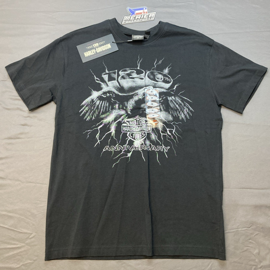 NEW GENUINE HARLEY DAVIDSON 96829-23VM MEN'S MD 120th Anniversary Tee