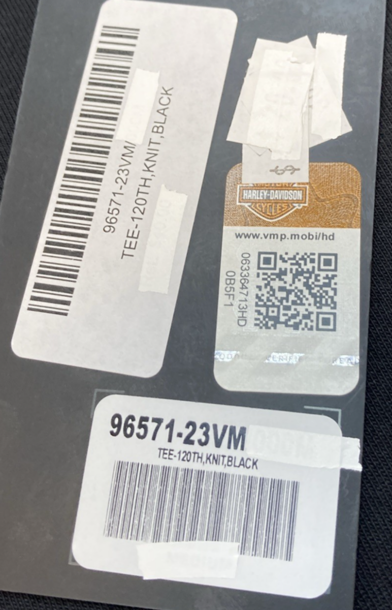 NEW GENUINE HARLEY DAVIDSON 96571-23VM MEN'S MD 120th Anniversary Short Sleeve