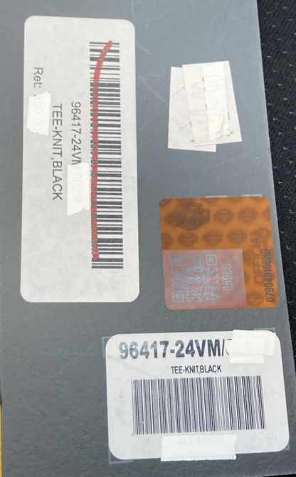 NEW GENUINE HARLEY DAVIDSON 96417-24VM MEN'S MD #1 Racing Mesh Ringer Short Slee