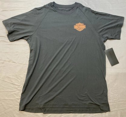 NEW GENUINE HARLEY DAVIDSON 99054-22VM MEN'S MD Bar & Shield Short Sleeve Tee