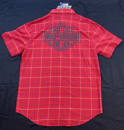 NEW GENUINE HARLEY DAVIDSON 96558-24VM MEN'S MD Bar & Shield Short Sleeve Shirt