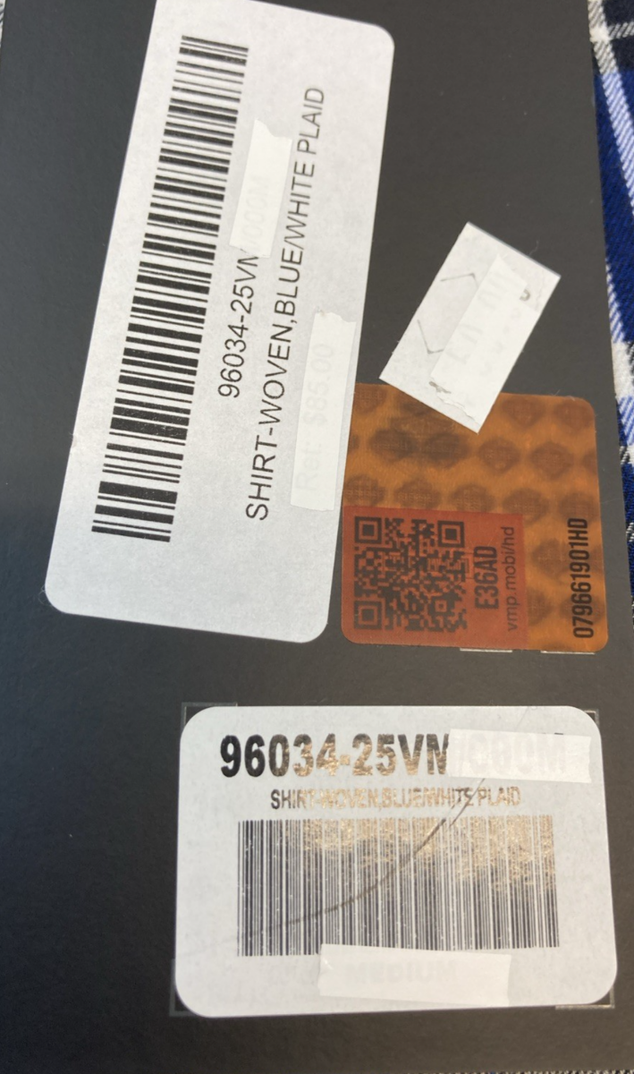 NEW GENUINE HARLEY DAVIDSON 96034-25VM MEN'S MD Men's Stacked Bar & Shield Long