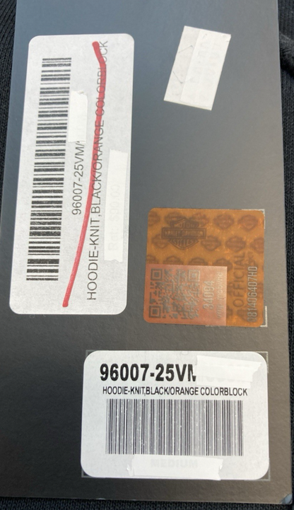 NEW GENUINE HARLEY DAVIDSON 96007-25VM MEN'S MD Men's Kickstart Pullover Hoodie