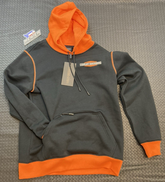 NEW GENUINE HARLEY DAVIDSON 96007-25VM MEN'S MD Men's Kickstart Pullover Hoodie