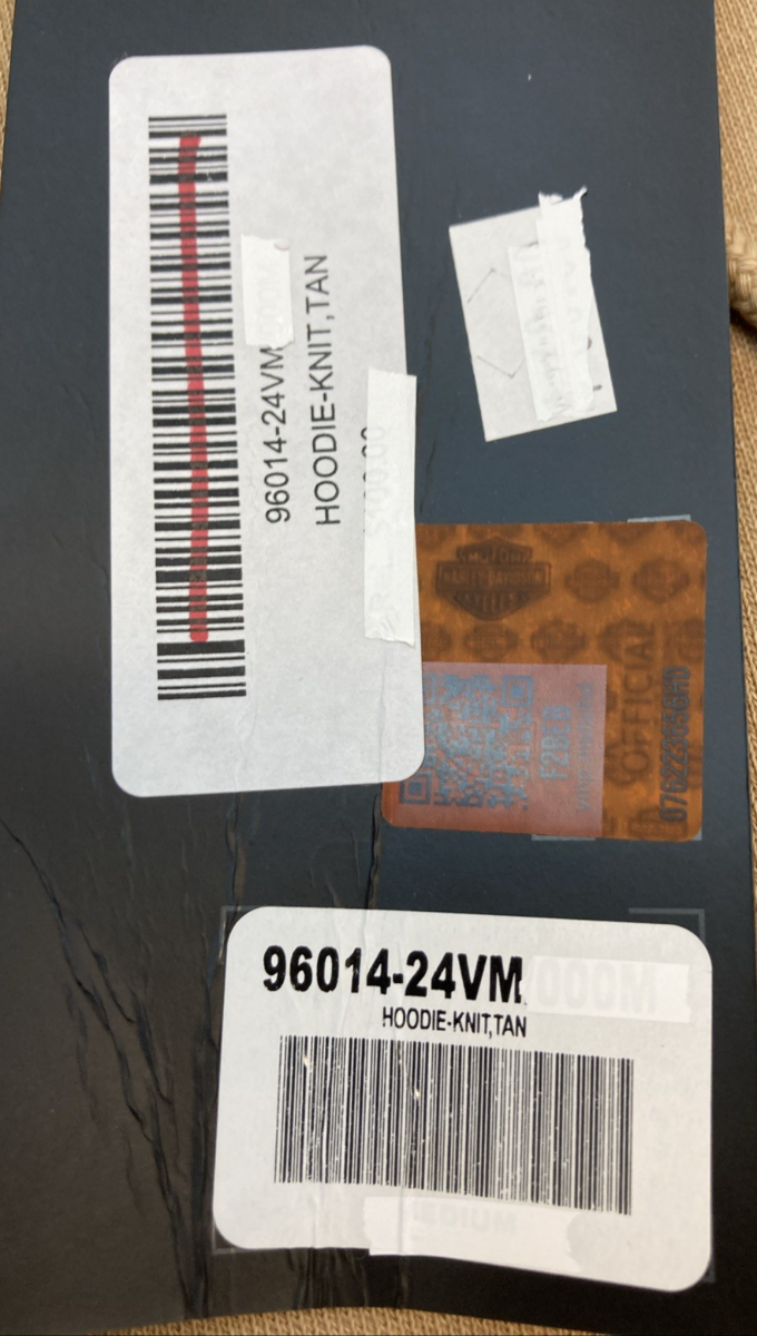 NEW GENUINE HARLEY DAVIDSON 96014-24VM MEN'S MD Men's Bar & Shield 3D Hoodie