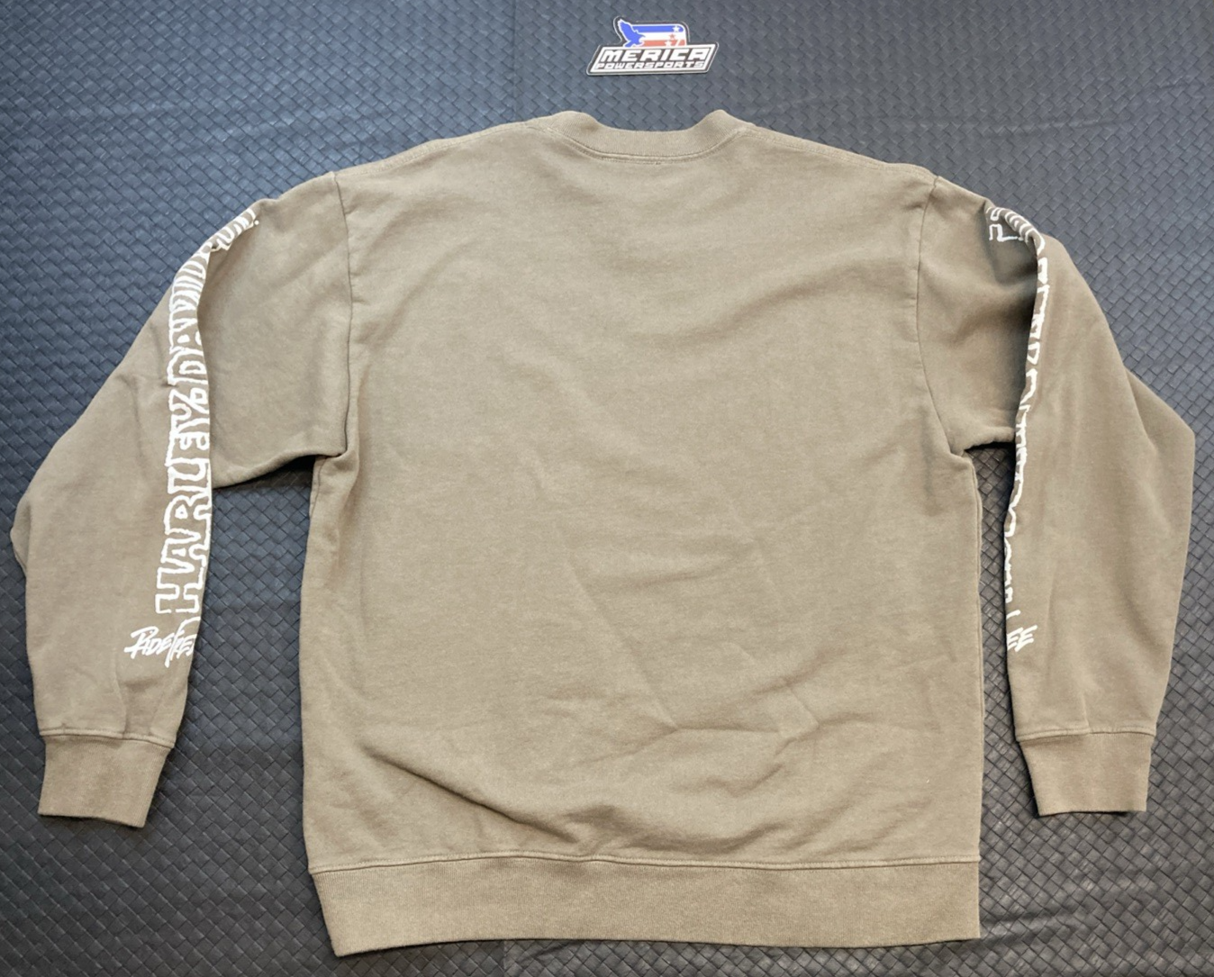 NEW GENUINE HARLEY DAVIDSON 96828-24VX LG Willie G #1 Skull Sketch Crewneck