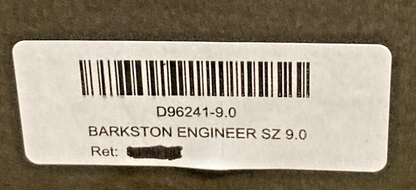 NEW GENUINE HARLEY DAVIDSON D96241 SIZE 9 MEN'S BARKSTON ENGINEER BLK MOTORCYCLE