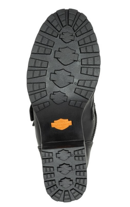 NEW GENUINE HARLEY DAVIDSON D87300 SIZE 8 WOMEN'S JOELLA BLK MOTORCYCLE BOOTS