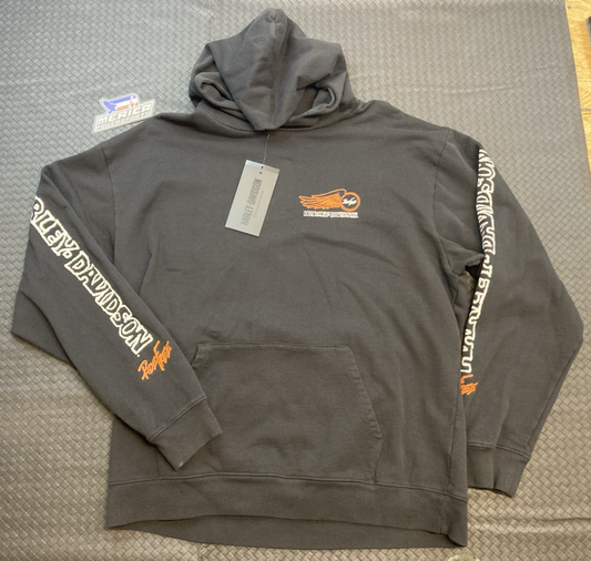 NEW GENUINE HARLEY DAVIDSON 96792-24VX XXL Willie G Winged Wheel Pullover Hoodie