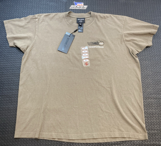 NEW GENUINE HARLEY DAVIDSON 96899-24VX XXXL Willie G Winged Wheel Tee