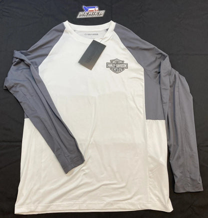 NEW GENUINE HARLEY DAVIDSON 99053-22VM MEN'S XL Performance Bar & Shield tee