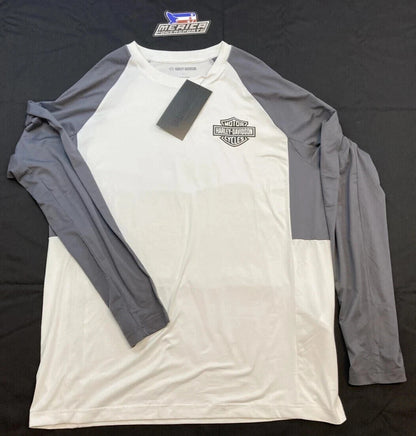 NEW GENUINE HARLEY DAVIDSON 96800-24VM MEN'S XXL Willie G #1 Skull Long Sleeve