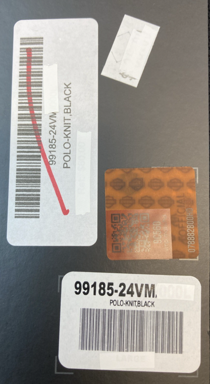 NEW GENUINE HARLEY DAVIDSON 99185-24VM MEN'S LG Bar & Shield Polo Shirt