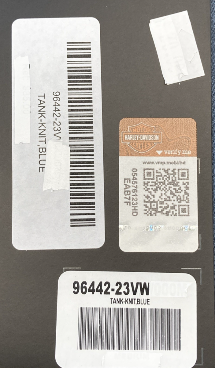 NEW HARLEY DAVIDSON 96442-23VW Women's M Classic Tank Racer Font