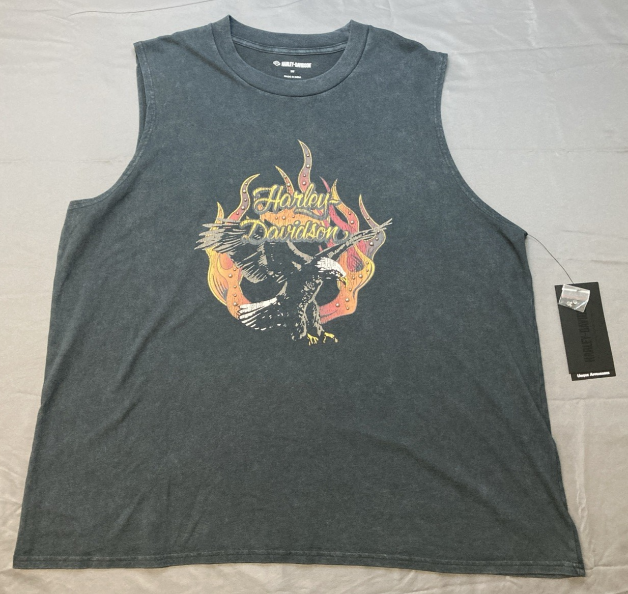 NEW GENUINE HARLEY DAVIDSON 96599-24VW WOMAN'S LG Spirit of Freedom Muscle Tank