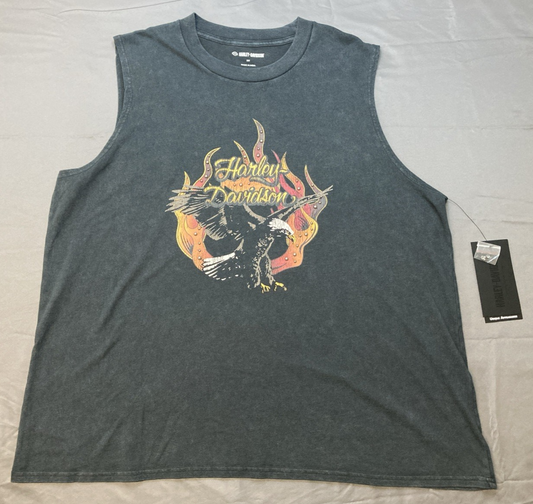 NEW GENUINE HARLEY DAVIDSON 96599-24VW WOMAN'S LG Spirit of Freedom Muscle Tank