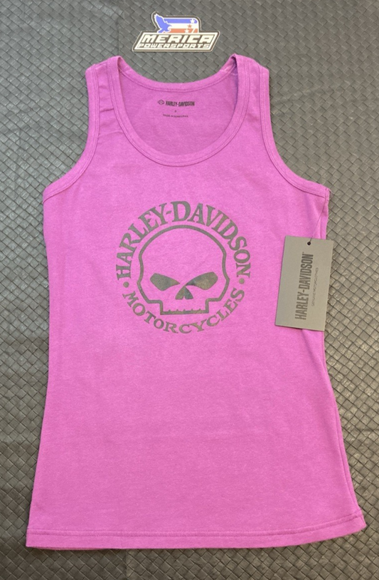 NEW GENUINE HARLEY DAVIDSON 96466-22VW WOMAN'S SM Ultra Classic Willie G Skull
