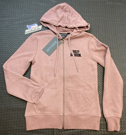 NEW GENUINE HARLEY DAVIDSON 97451-23VW WOMEN'S XS Special Bar and Shield Zip