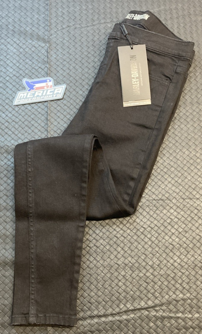 NEW GENUINE HARLEY DAVIDSON 99044-23VW WOMAN'S 31 High Rise Skinny Pull On Jeans