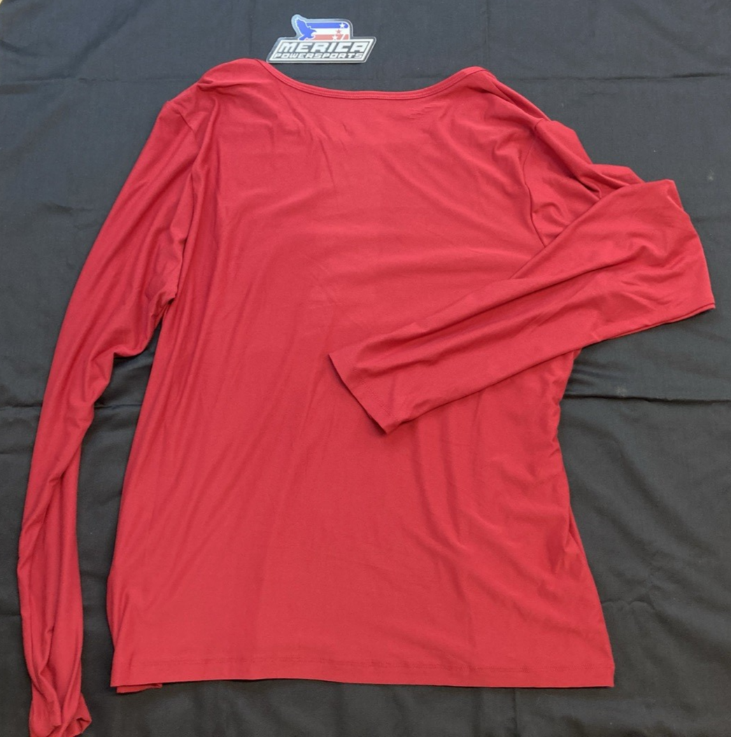 NEW GENUINE HARLEY DAVIDSON 96162-25VW WOMAN'S 3W Bar & Shield Plaid Long Sleeve