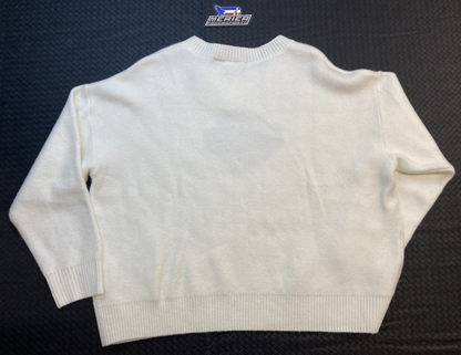 NEW GENUINE HARLEY DAVIDSON 96163-25VW WOMAN'S 3W Open Bar & Shield Sweater