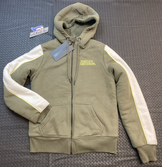NEW GENUINE HARLEY DAVIDSON 96240-24VW WOMAN'S XS Willie G Sherpa Lined Zip