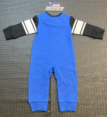 NEW GENUINE HARLEY DAVIDSON 3053304 BOY'S 6/9M Bar & Shield Logo Knit Coveralls