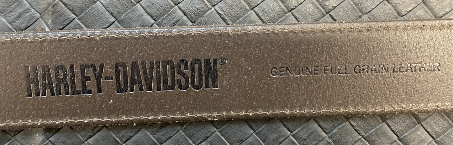 NEW GENUINE HARLEY DAVIDSON BMM010 MEN'S 38 "Mod Bar&Shield" Belt