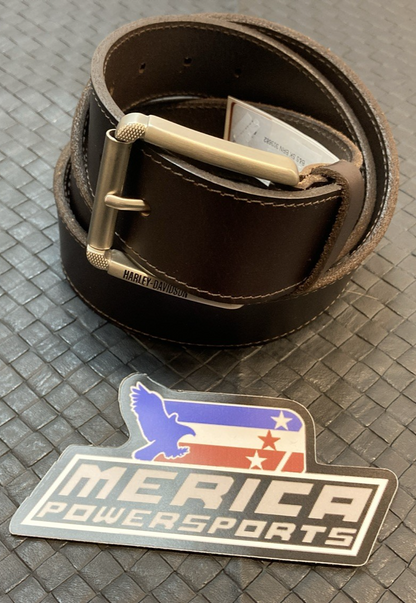 NEW GENUINE HARLEY DAVIDSON BMM010 MEN'S 38 "Mod Bar&Shield" Belt