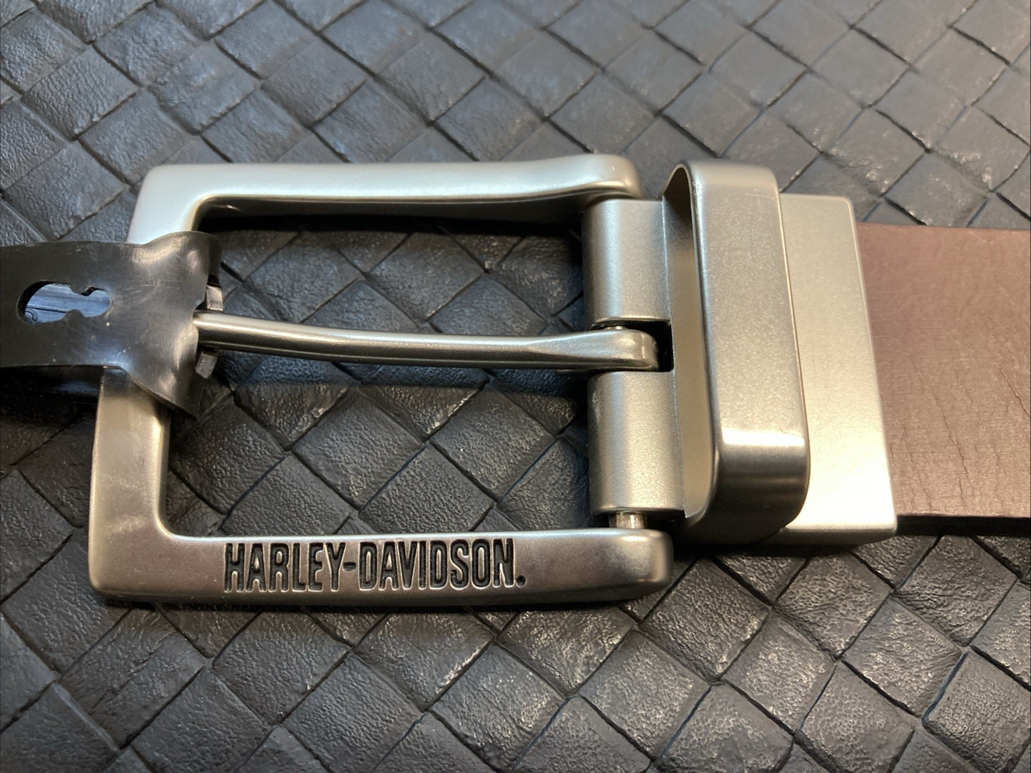 NEW GENUINE HARLEY DAVIDSON BMM012 MEN'S 36 Mod Reversible Genuine Leather Belt