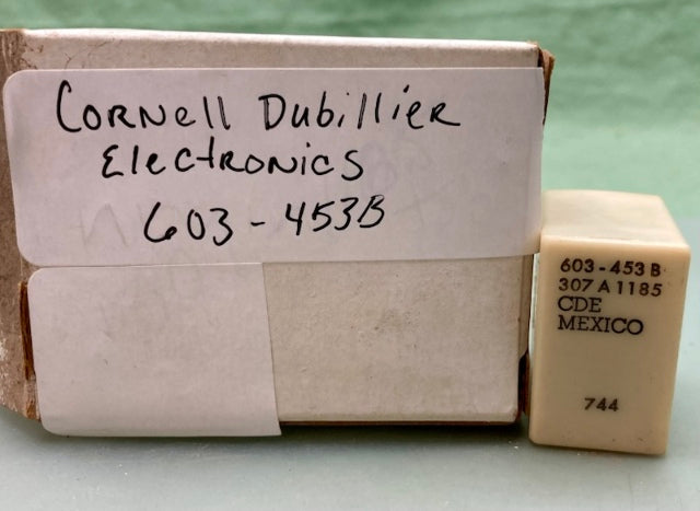 Cornell Dubilier Electronics 603-453B Relay New Genuine