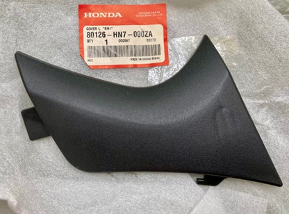 Honda 80126-HN7-000ZA Cover, L., *Nh1*, (Black) New Genuine