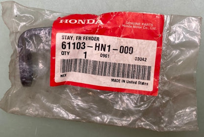 Honda 61103-HN1-000  Stay, Fr., Fender New Genuine