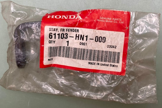 Honda 61103-HN1-000  Stay, Fr., Fender New Genuine