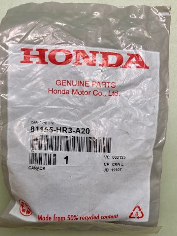 Honda 81155-HR3-A20 Cap, Pipe, End New Genuine