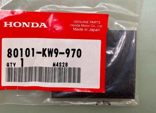 Honda 80101-KW9-970 Rubber, Rr. New Genuine