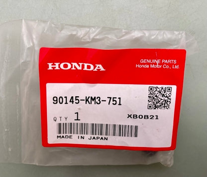 Honda  90145-KM3-751 Bolt, Oil, (10X22) New Genuine
