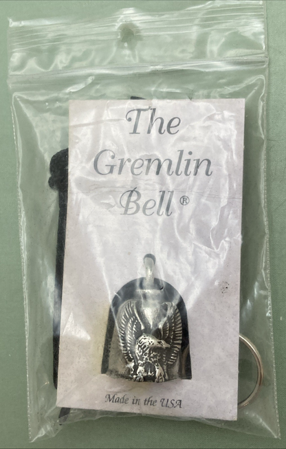 NEW GENUINE MOTORCYCLE GREMLIN BELL 9002090 TO RIDE WITH YOU (SILVER COLOR)