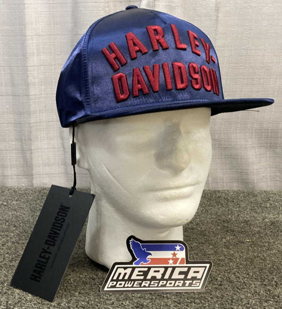 NEW GENUINE HARLEY DAVIDSON 97729-23VM "Staple Snapback"