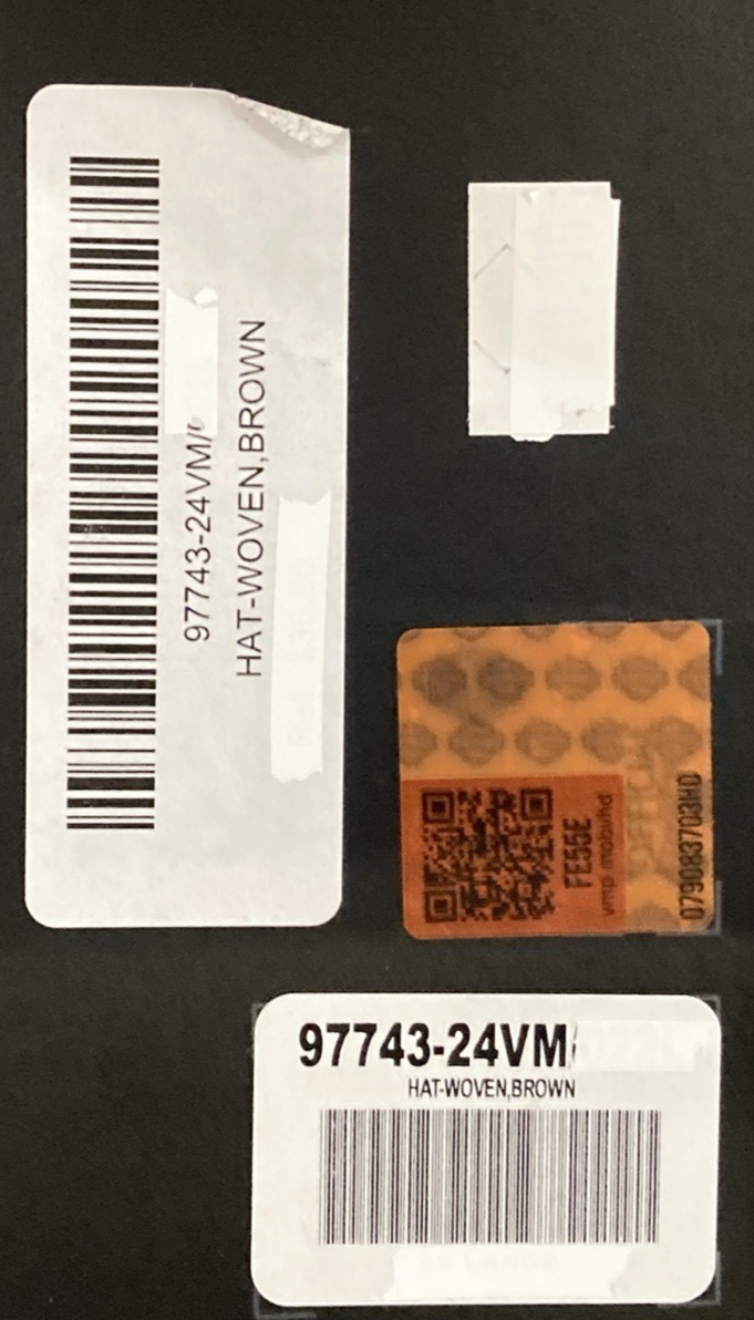 NEW GENUINE HARLEY DAVIDSON 97743-24VM XXL Old Fashioned Fitted Cap