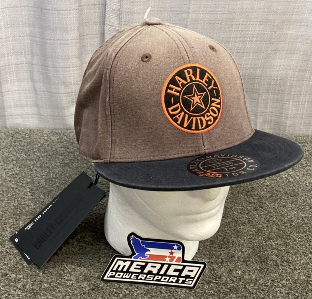 NEW GENUINE HARLEY DAVIDSON 97743-24VM L Old Fashioned Fitted Cap