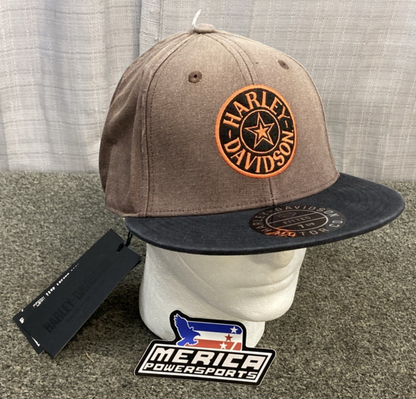 NEW GENUINE HARLEY DAVIDSON 97743-24VM L Old Fashioned Fitted Cap
