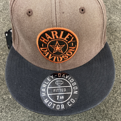 NEW GENUINE HARLEY DAVIDSON 97743-24VM M Old Fashioned Fitted Cap