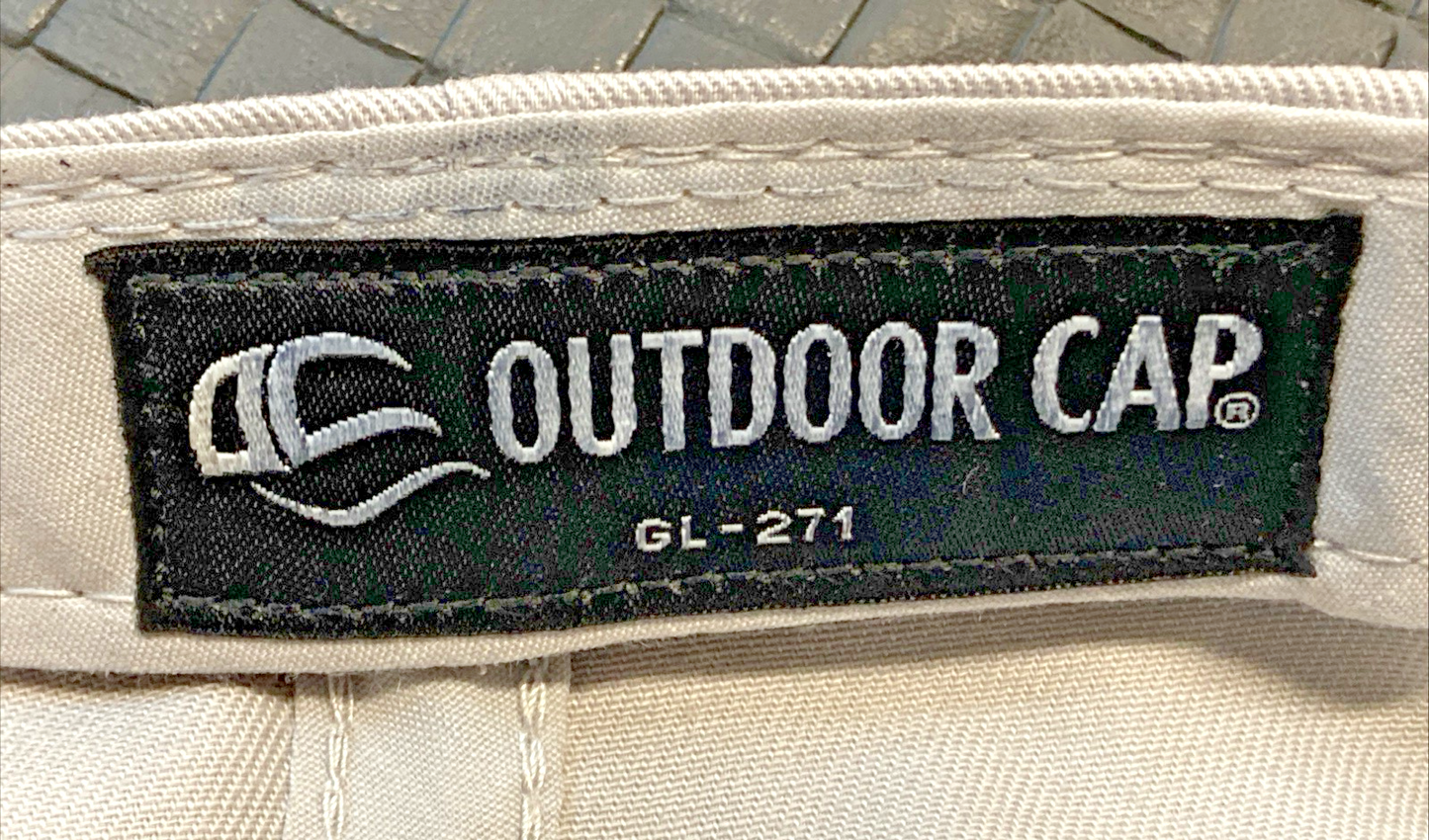 NEW GENUINE OUTDOOR CAP GL-271 EL DORADO CYCLE OUTDOOR EQUIPMENT HAT Light Grey